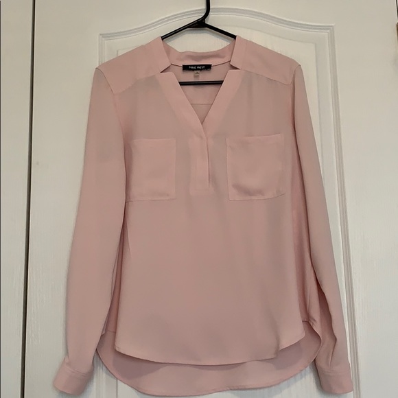 Nine West Tops - Nine West light pink blouse